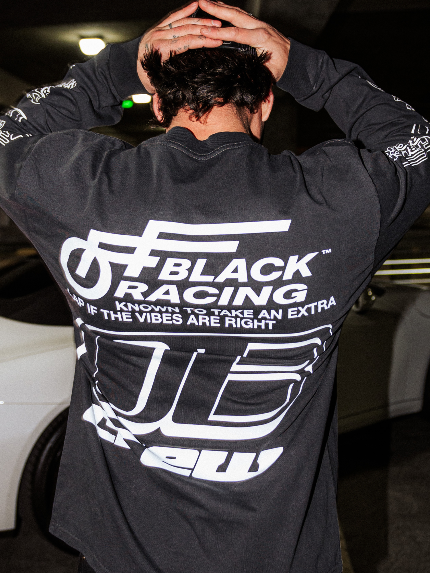 Pitstop L/S Tee – Off-Black™