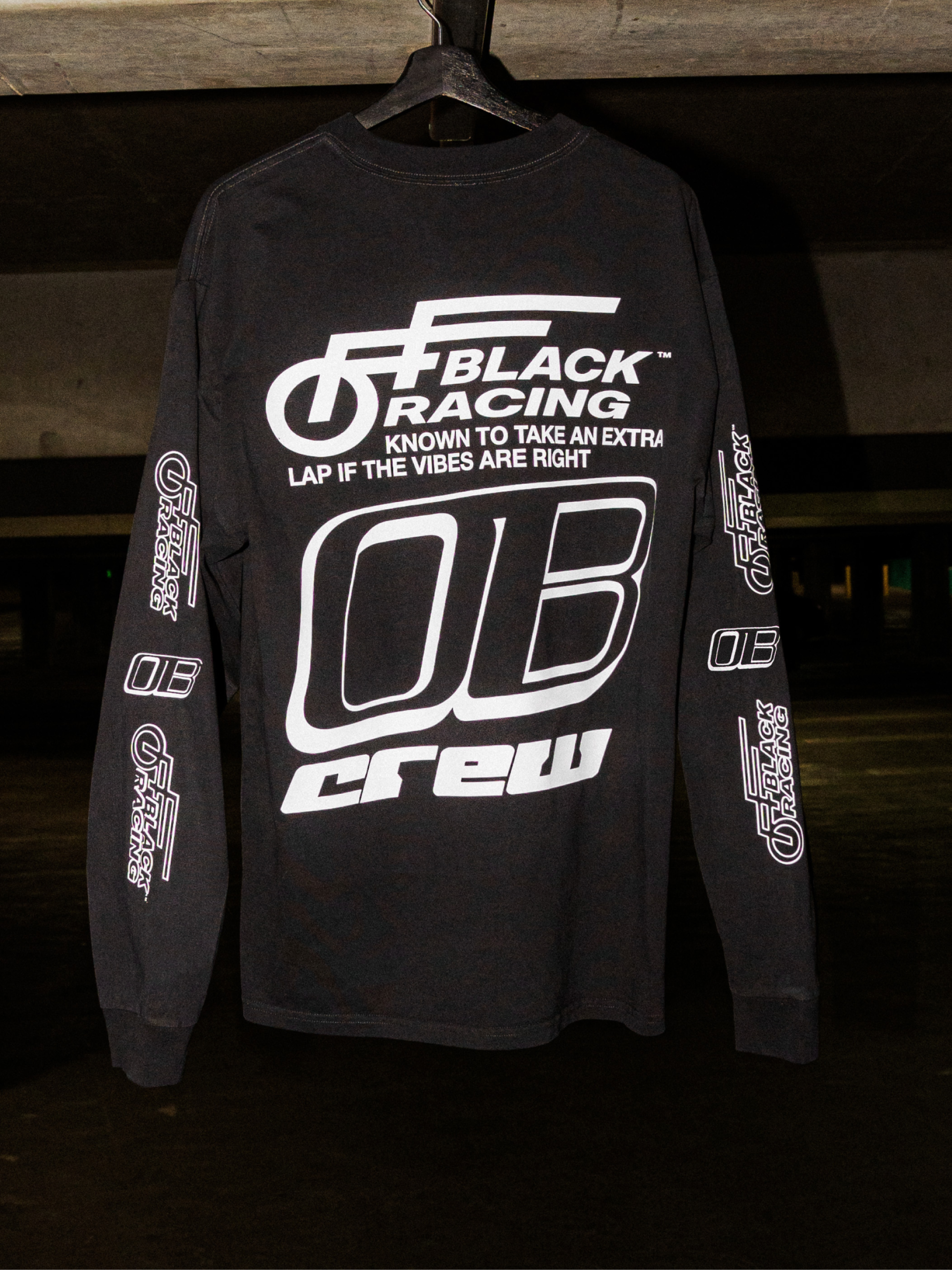 Pitstop L/S Tee – Off-Black™